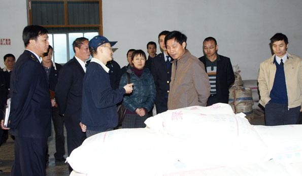 福建出入境检验检疫局詹开瑞副局长莅临我司调研指导